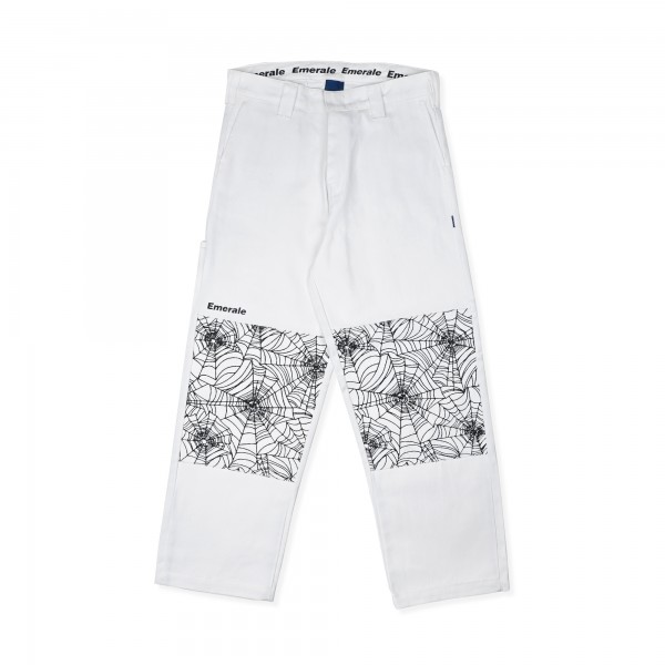 SPIDER WEB DOUBLE KNEE WHITE | EMERALE