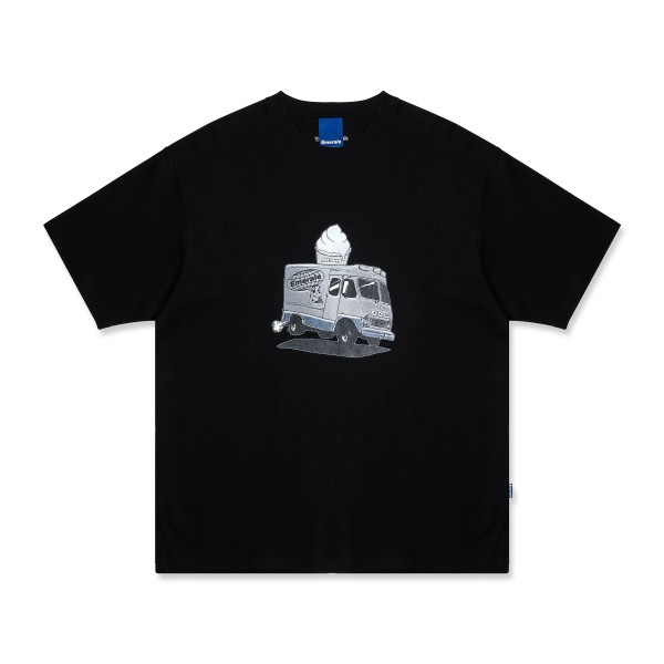 ICE COLD BLUE T-SHIRT BLACK | EMERALE