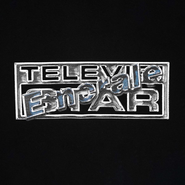 EMERALE X TELEVISI STAR LOGO BOX BLACK T-SHIRT | EMERALE