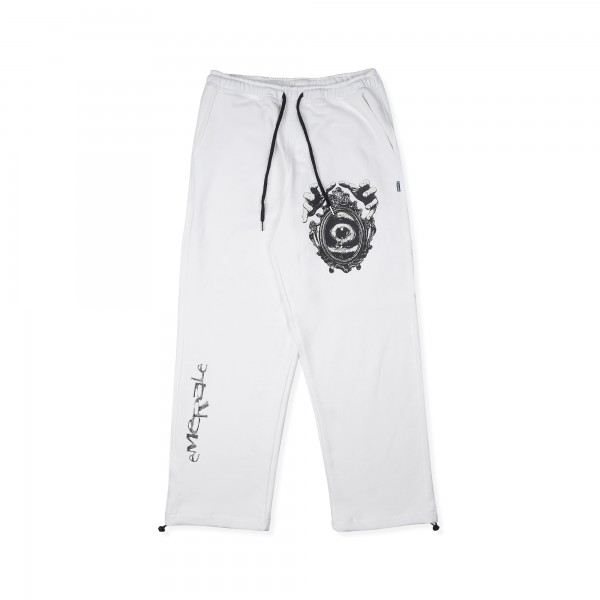DREAM SWEATPANTS WHITE | EMERALE