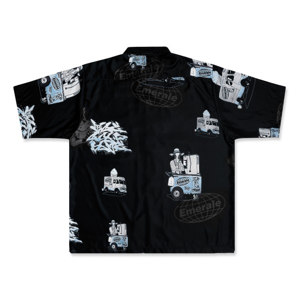 ICE COLD BLUE SHIRT BLACK | EMERALE