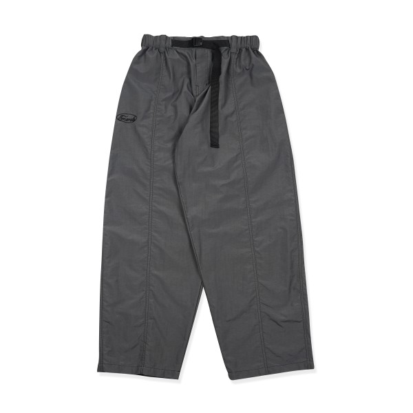 SCRIPT TRACK PANTS GREY | EMERALE