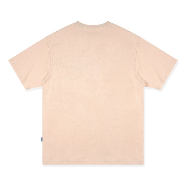 SCRIPT T-SHIRT CREAM | EMERALE