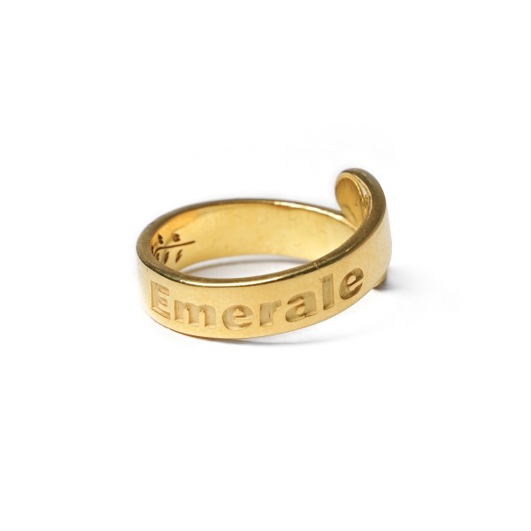 RING ICON GOLD | EMERALE