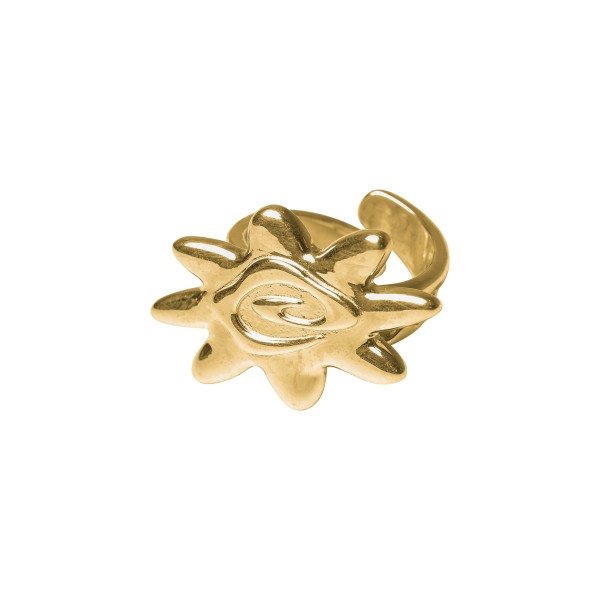 RING BLOSSOM LOGO GOLD | EMERALE