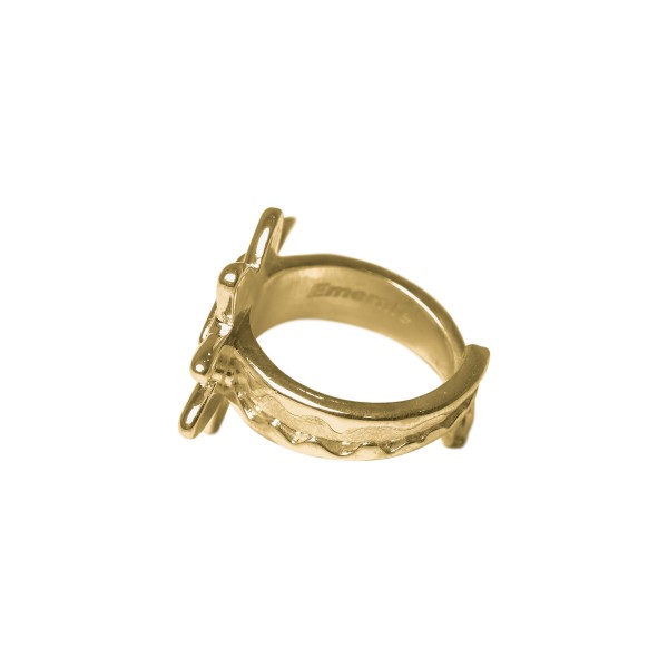RING BLOSSOM LOGO GOLD | EMERALE